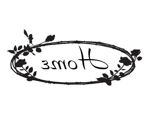 Трафарет надпись