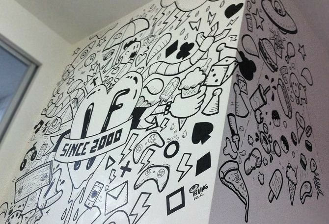 Разрисованные стены