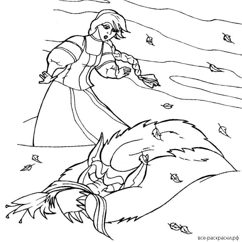 Рисунок к сказке Аленький цветочек