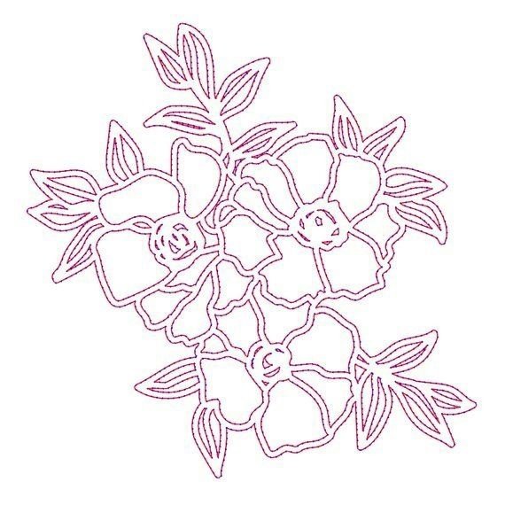 Шаблоны вытынанок цветы