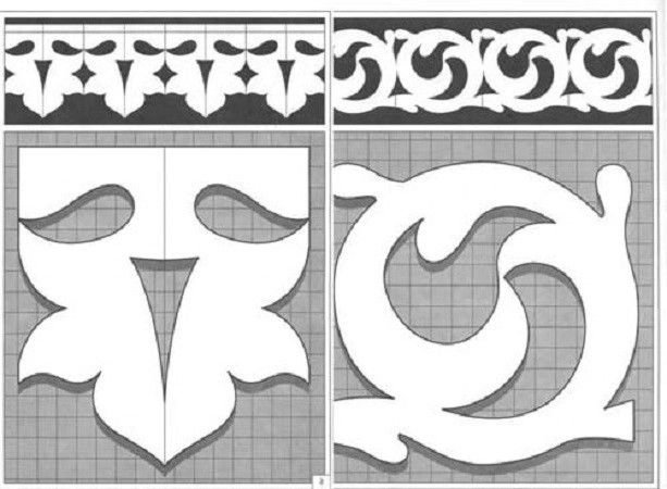 Домовая пропильная резьба узоры