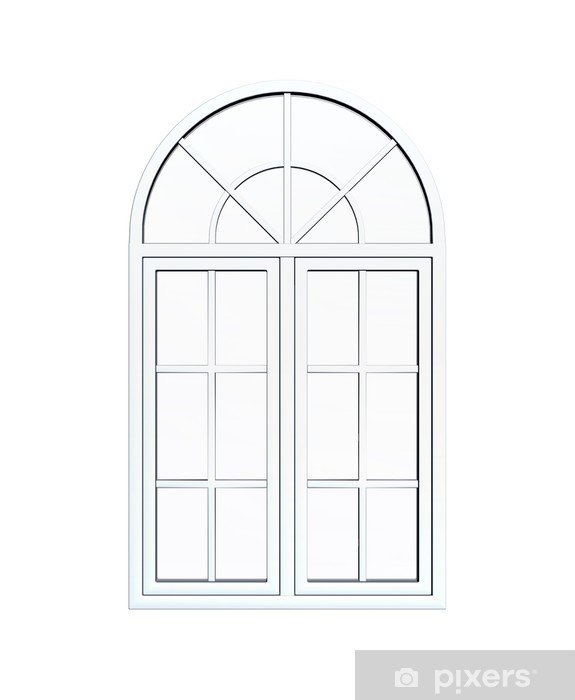 Арочные окна макет
