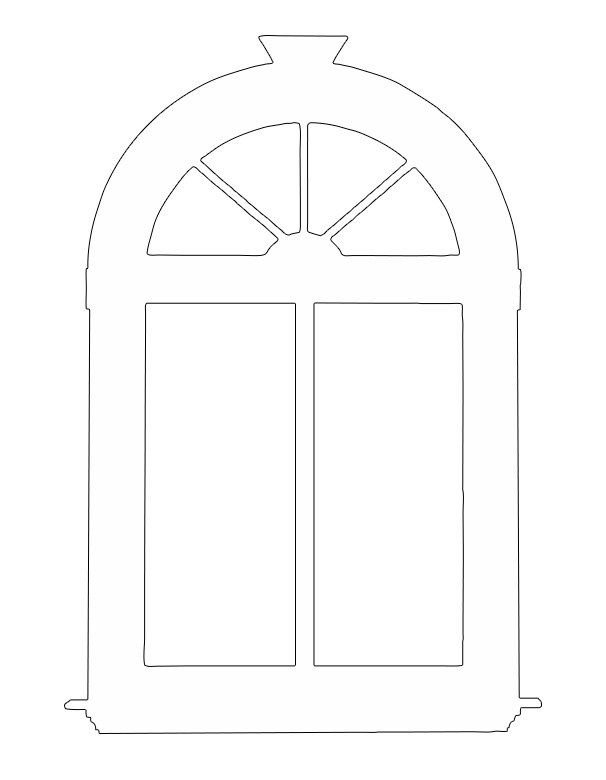 Трафарет "окна"