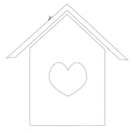 Скворечник шаблон