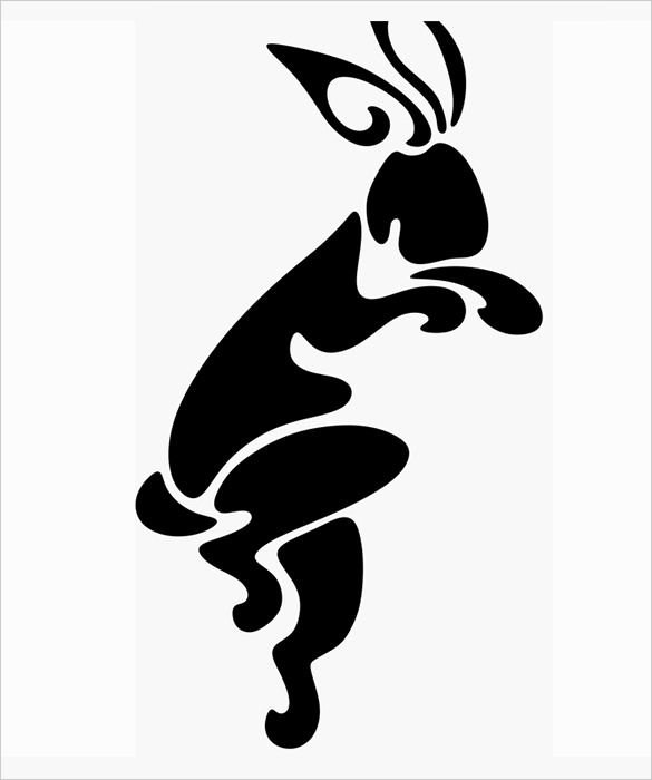 Стилизованный заяц