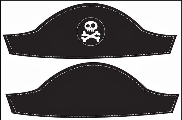 Пиратская шляпа треуголка