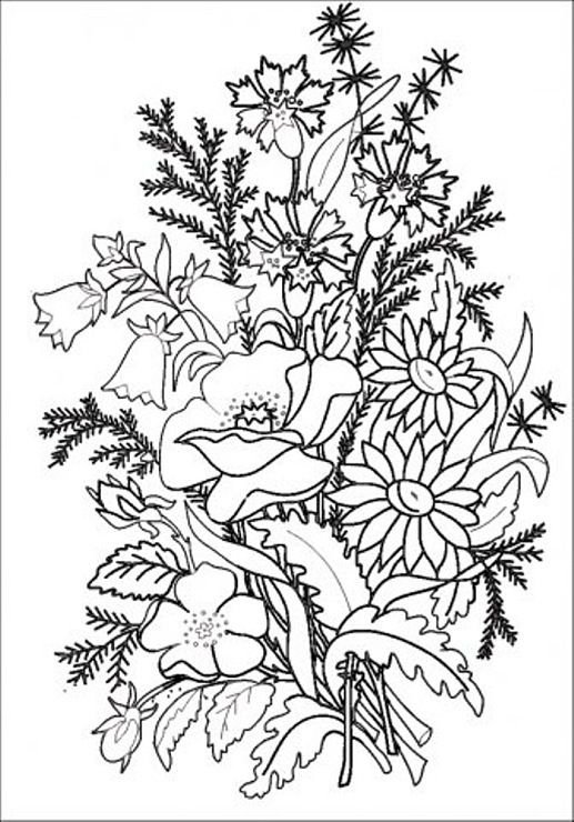 Рисунки для вышивания гладью