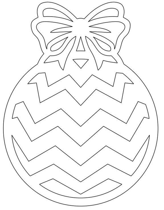 Вытынанки новогодние игрушки