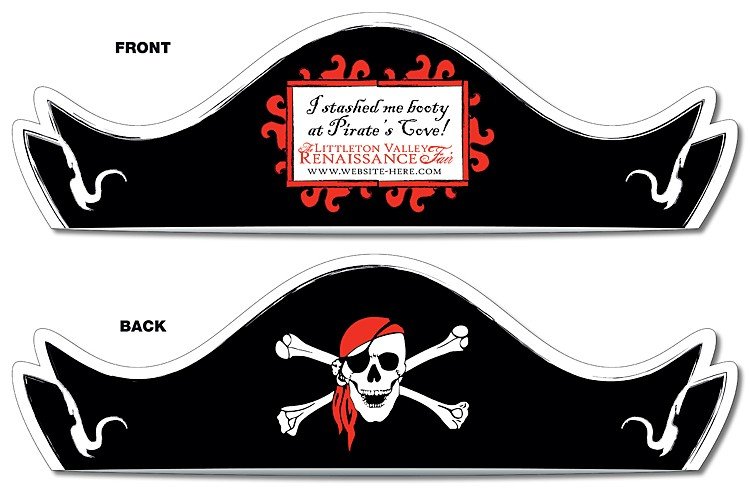 Пиратская шляпа из бумаги