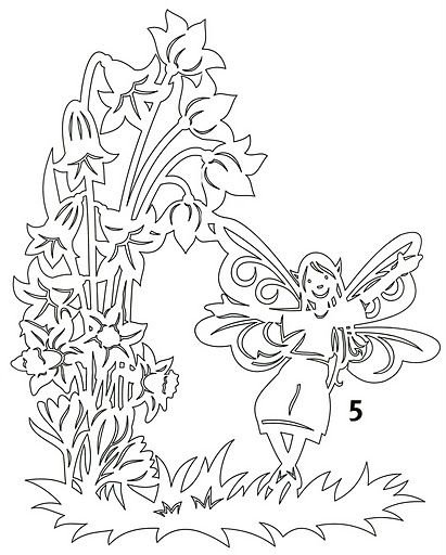 Красивые вытынанки весенние