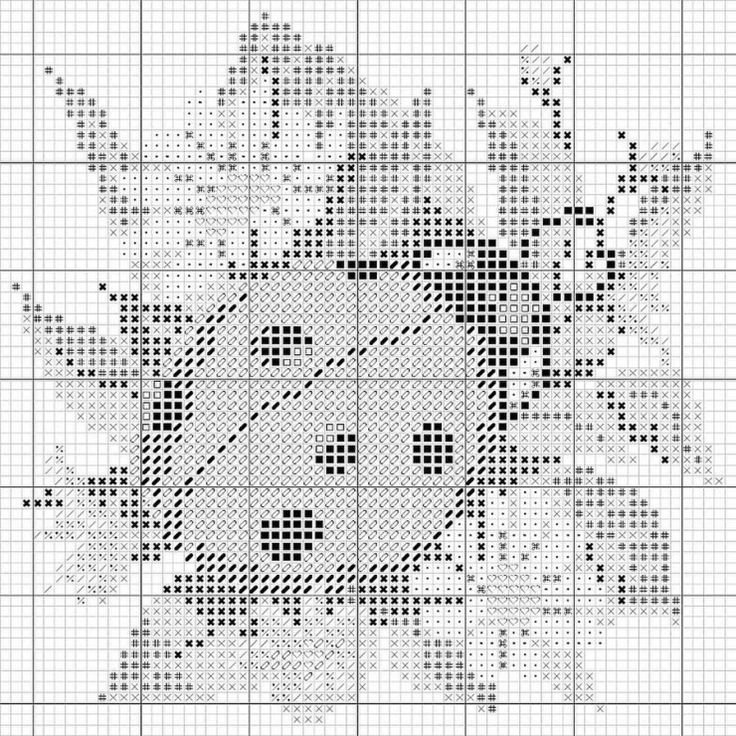 Вышивка крестом схемы
