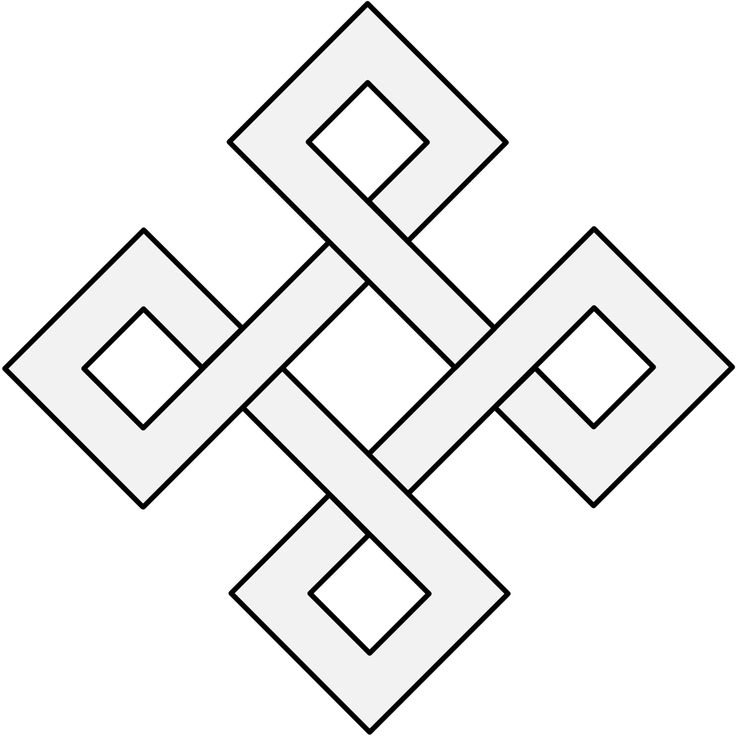 Квадратный орнамент