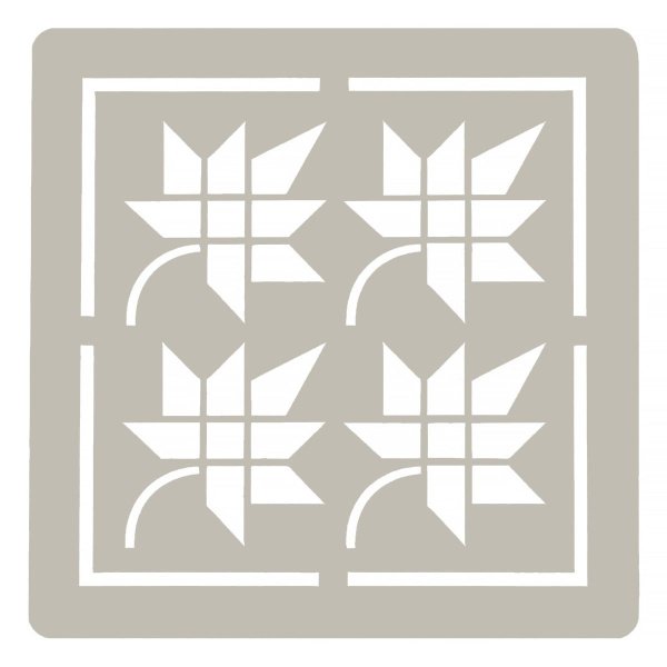 Трафарет-дизайн" трафарет 10 x 23 см HMC-14