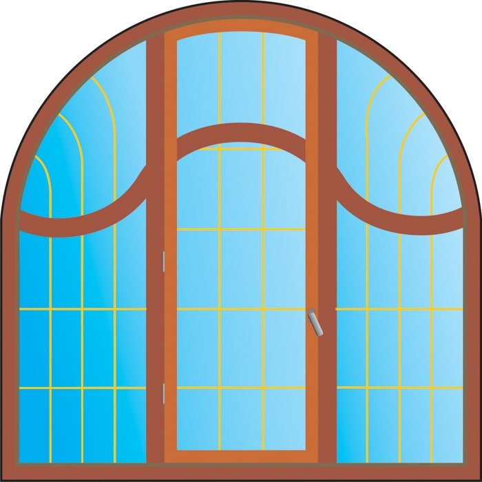 Рисунки на окнах