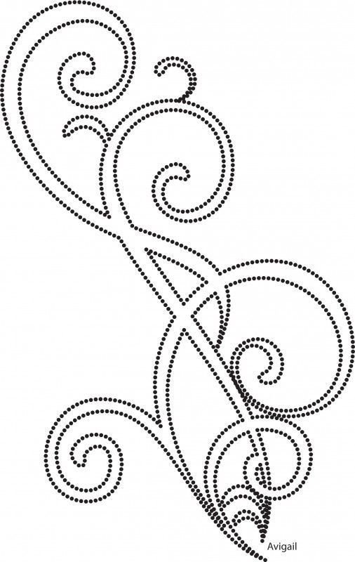 Трафареты узоры для декора