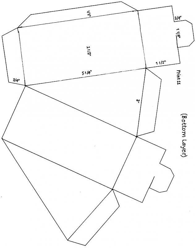 Трафарет для бумажного торта