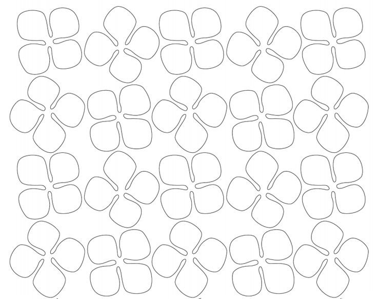 Трафарет "цветы"