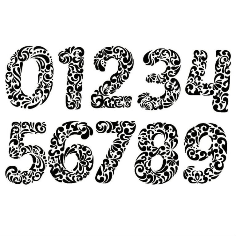 Красивые цифры