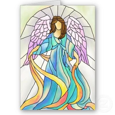 Витраж ангела