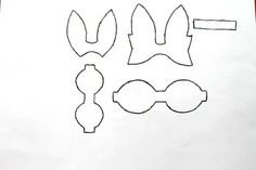 Бантик трафарет