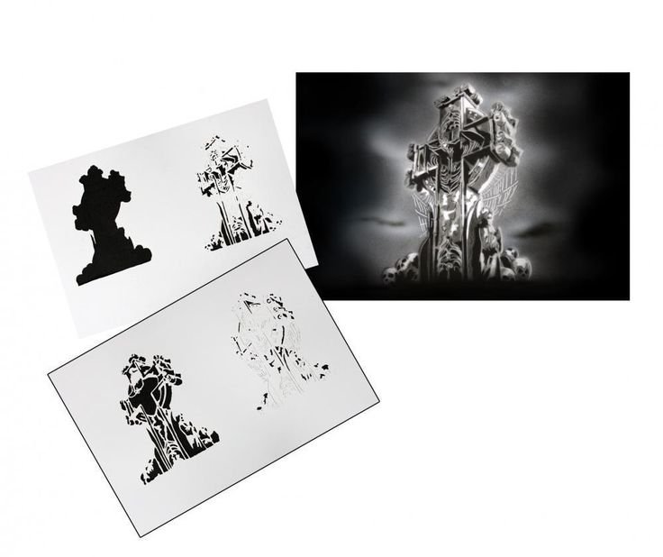 цветы для аэрографа