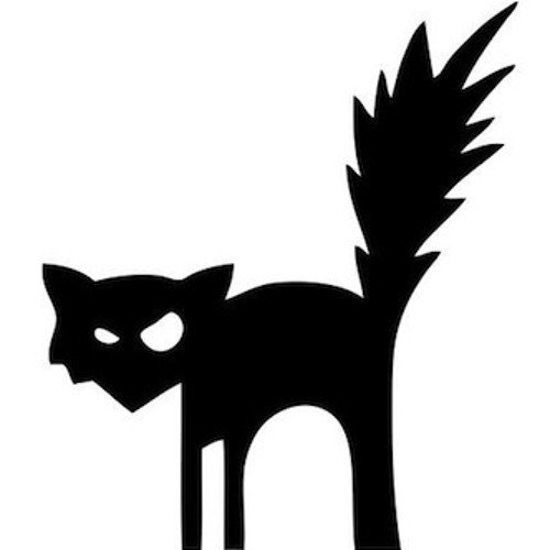 Трафареты котов на заборе