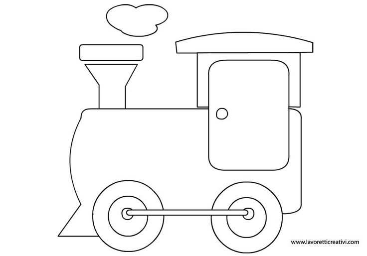 Вагончики раскраска для детей