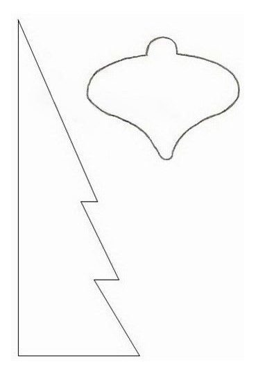 Трафарет "елка"