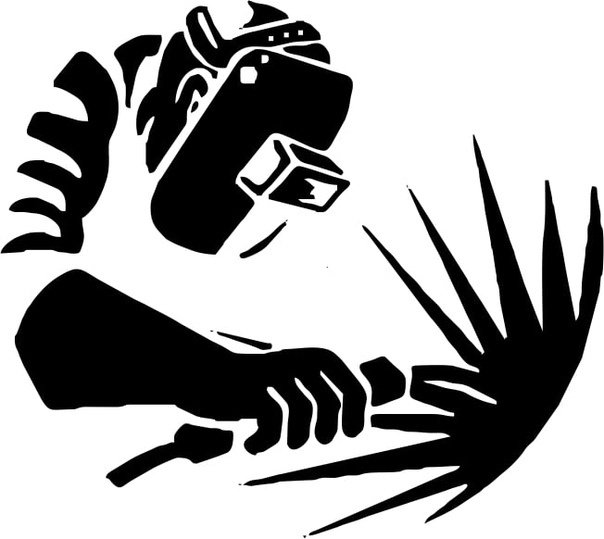 Сварщик силуэт