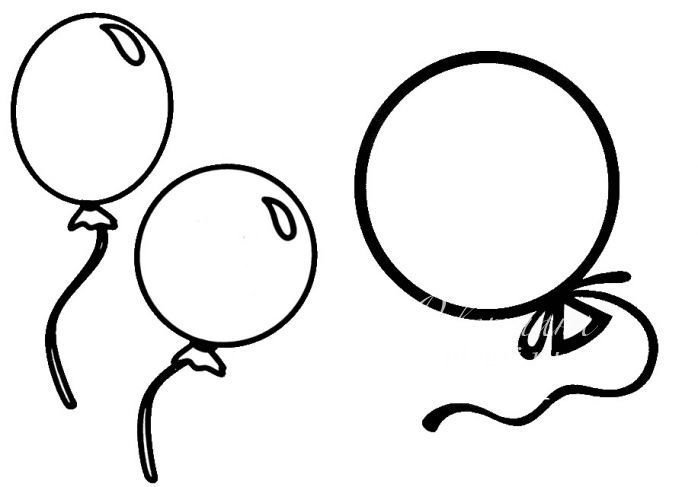 Шары трафарет