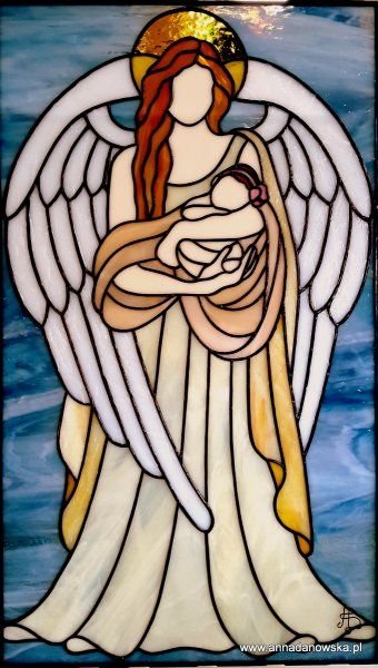 Витраж ангел