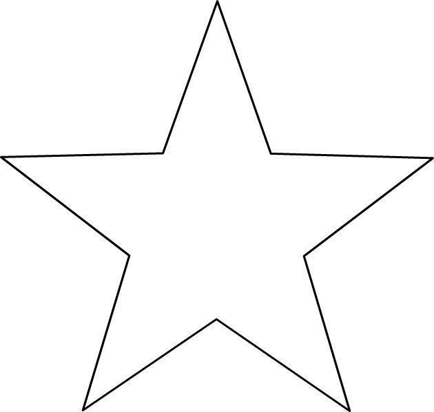 Звёздочки трафареты для вырезания