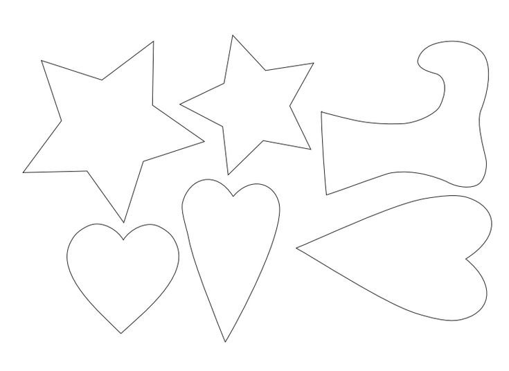 Выкройки новогодних игрушек из ткани