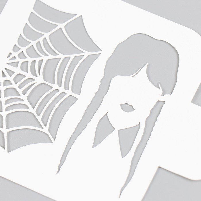 Паутинка трафарет