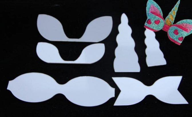 Шаблоны для заколочек из фоамирана