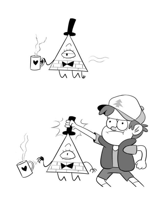 Рисунки Гравити Фолз Билл