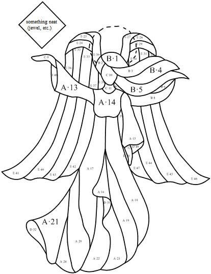 Витражи на стекле трафареты ангелы