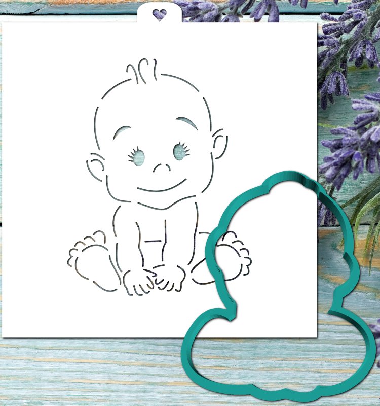 Трафарет для пряников для мальчика