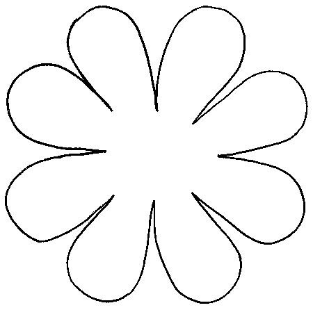 Шаблоны цветов для печати