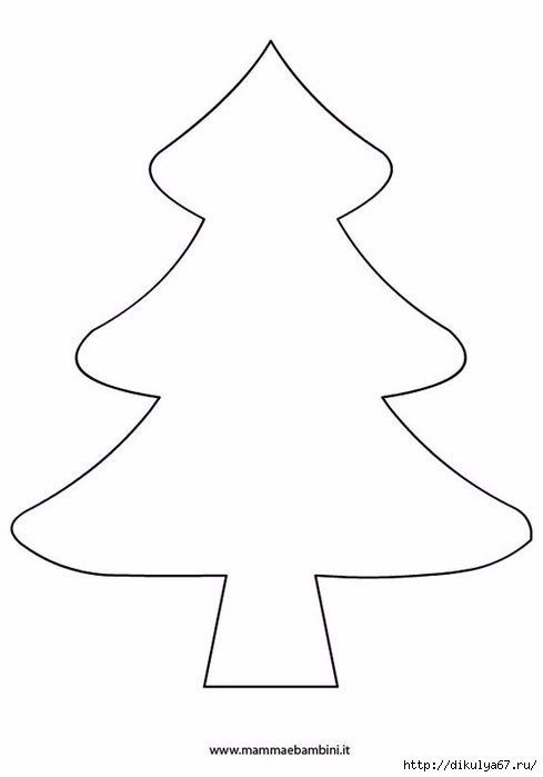 Шаблон елки