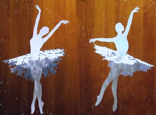Балерина из бумаги