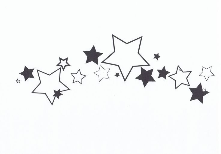 Тату звездочки эскизы