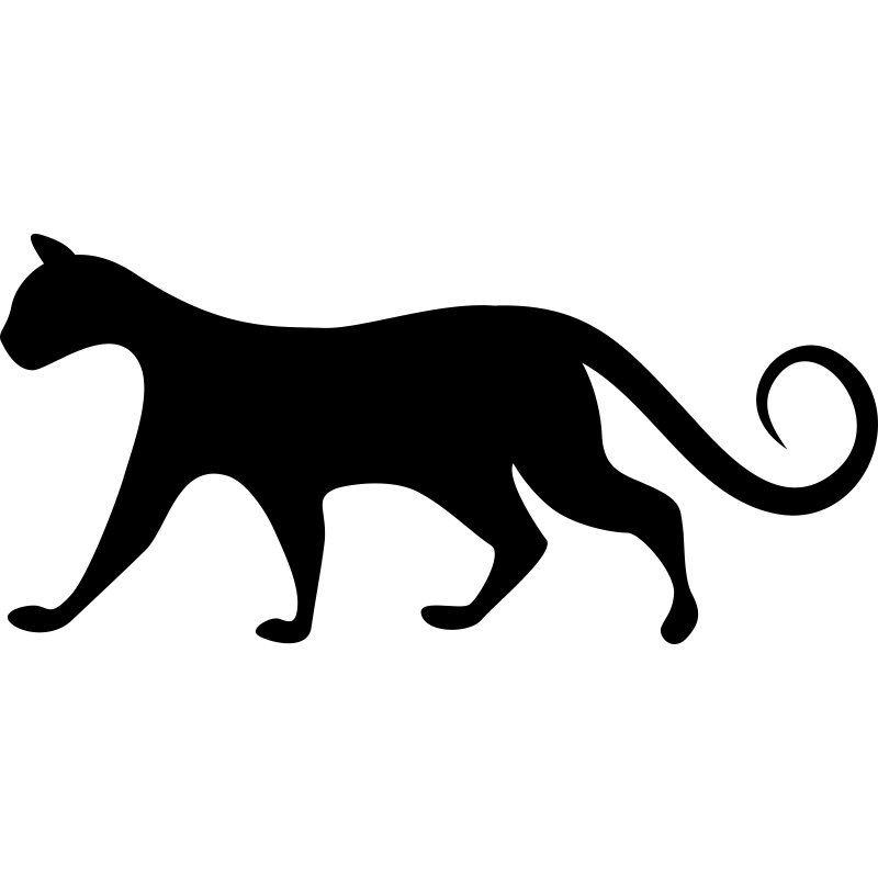 Трафарет кошки