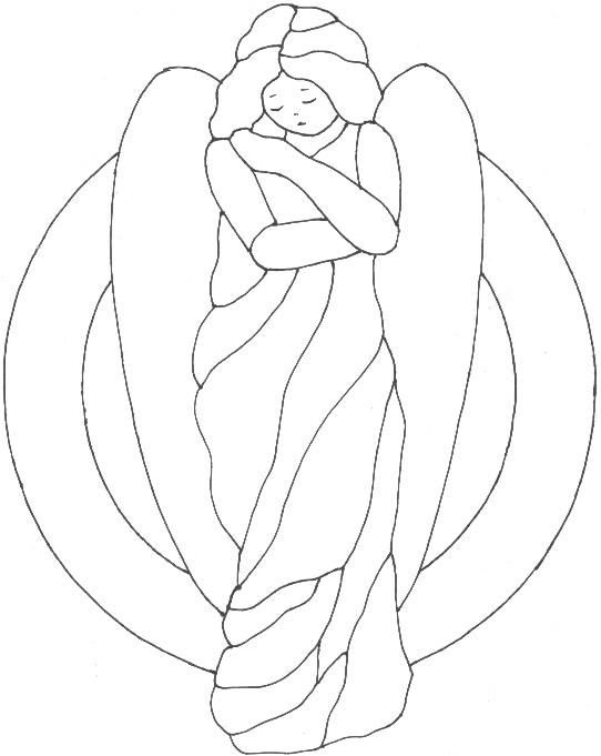 Витраж шаблон