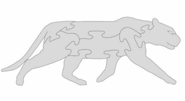 Трафарет животных для выпиливания лобзиком