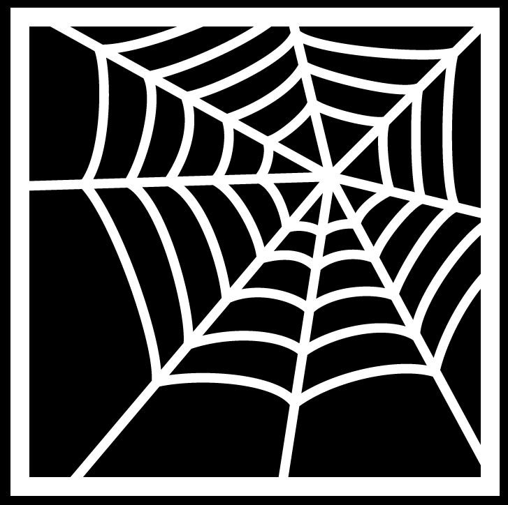 Паутина черно белая