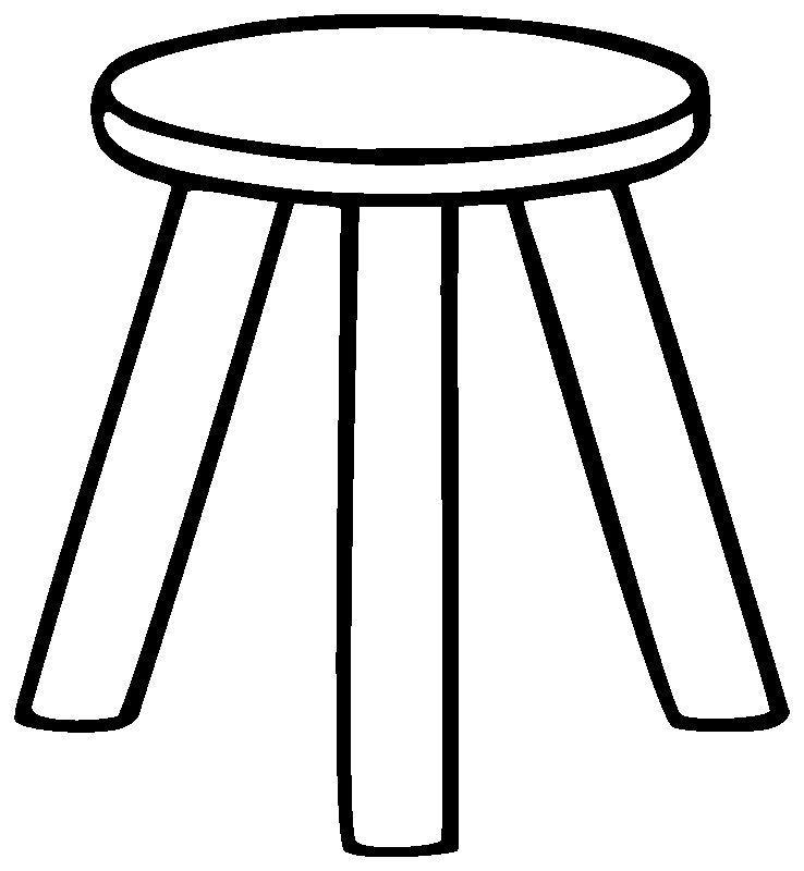 Стол раскраска