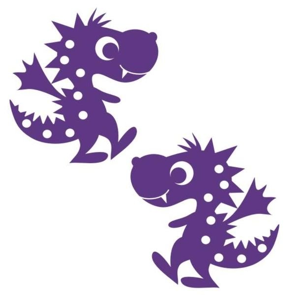 Силуэт дракончика