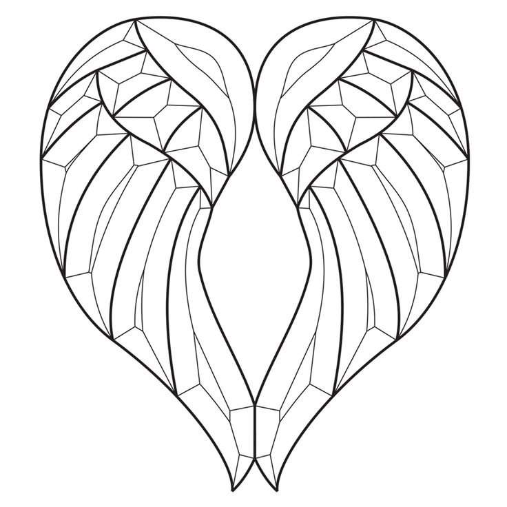 Шаблоны для витража для детей