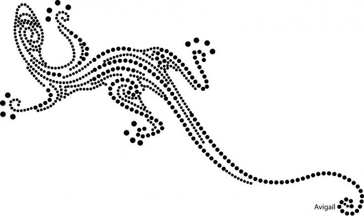 Трафареты для точечной росписи контурами